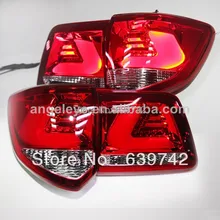 Для TOYOTA Fortuner светодиодные ленты задние фонари 2011-2013 год красный белый цвет