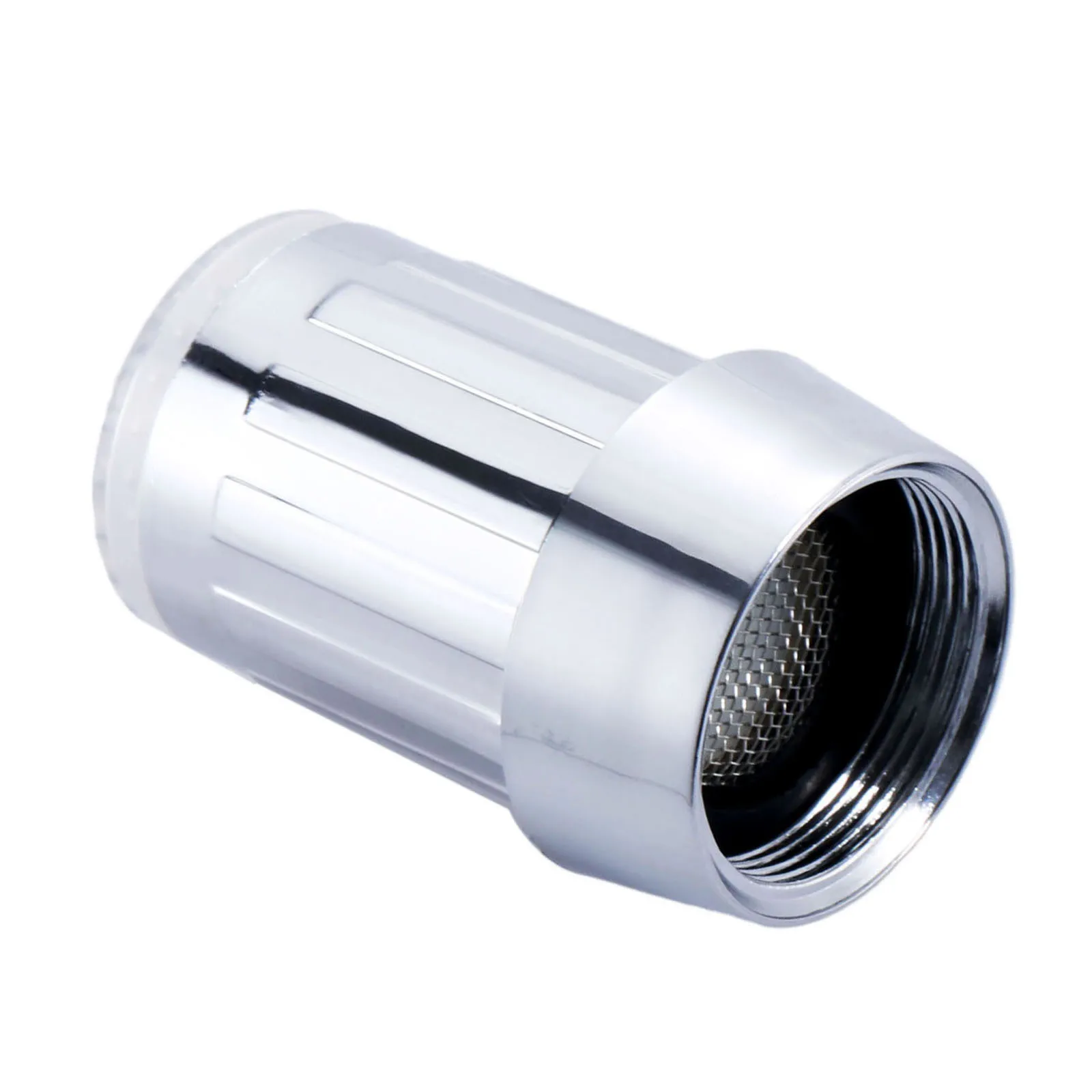 ABS LED Water Faucet Light Single Color Glow Kitchen Tap Bathroom Faucet Accessories 3 Colors Changing with Adapter