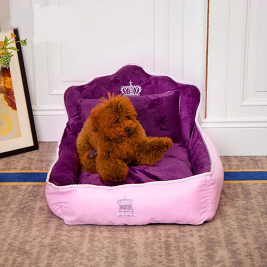 

Cute Soft Indoor Cotton Large Dog Kennel Resistant Bite Safe Durable Dogs Kennels Puuvilla Dogs Beds Pets Supplies 60Z1279