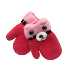 Новинка года; Милые Утепленные зимние теплые перчатки с героями мультфильмов для девочек и мальчиков; guantes gym luvas de inverno spor eldiveni handschuhe@ 15