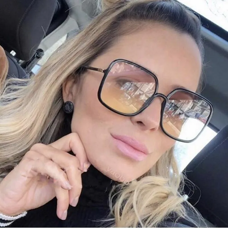 

Trend New Women's Square Sunglasses Female Brand Designer Thin Frame Retro Sun Glasses Women Fashion zonnebril dames UV400 Shade