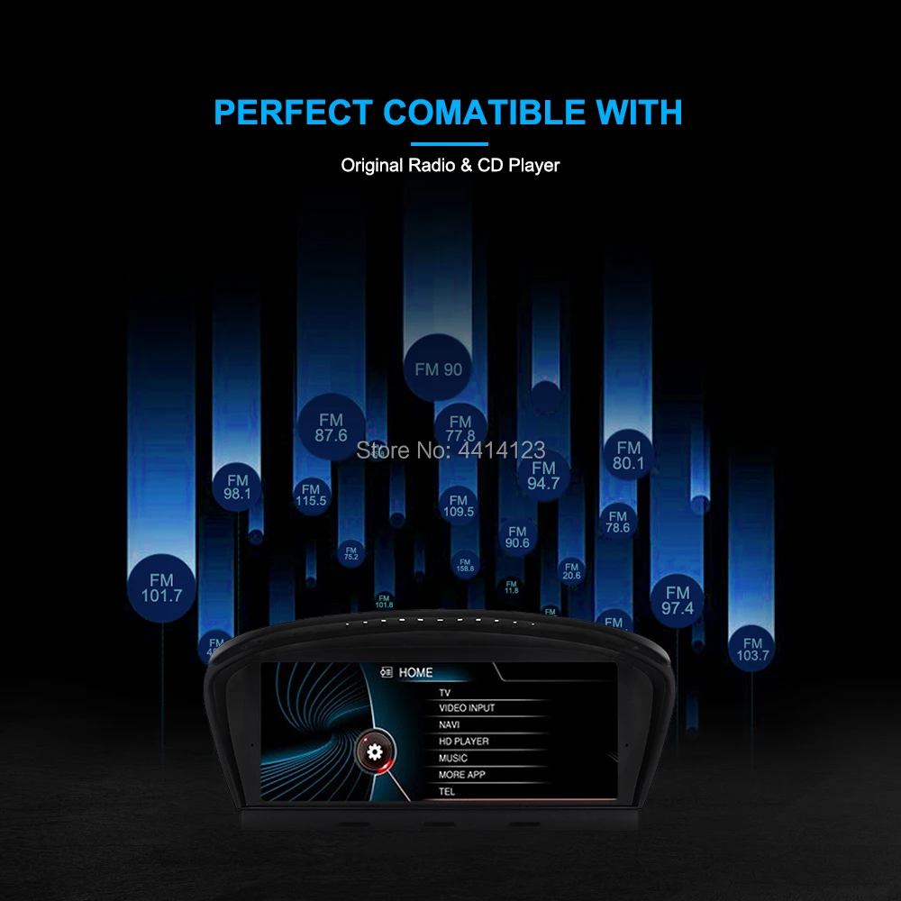 Cheap Android 7.1 Car DVD Player car multimedia player auto Audio for BMW 3 Series E90 /E60 2009-2011 CIC 32GB GPS 3