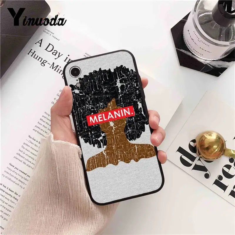 Модный чехол для телефона Yinuoda Melanin Poppin Aba iPhone 8 7 6 6S 6Plus 5 5S SE XR X XS MAX 11 pro