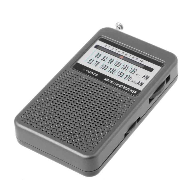 Портативный AM/FM 2 диапазона Цифровой Дисплей карманный радиоприемник с поддержкой стерео режим