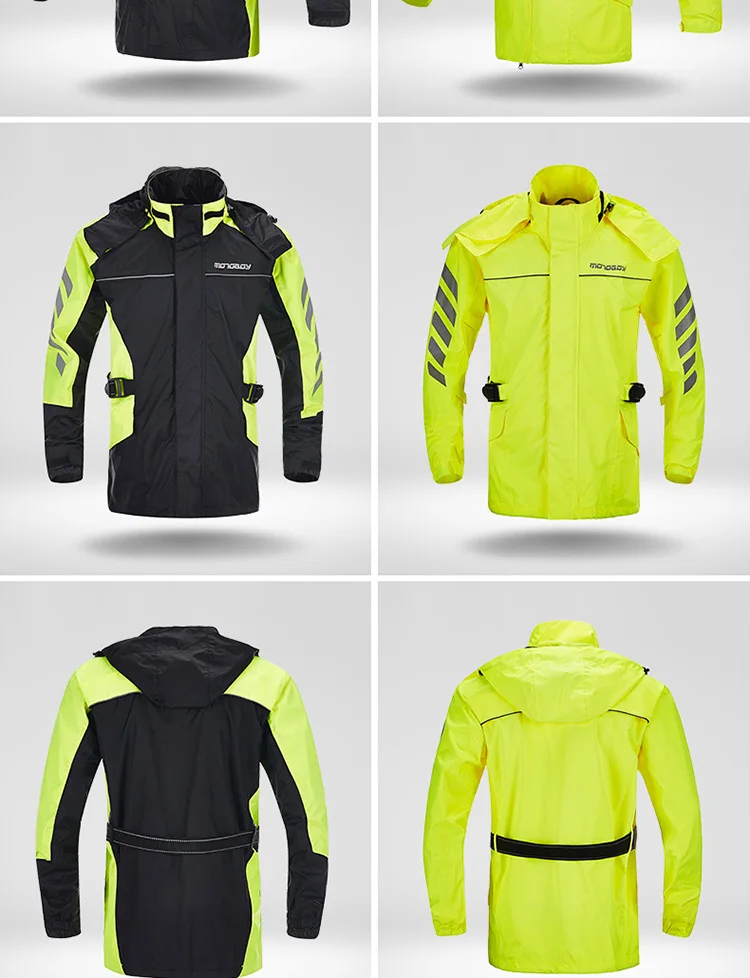 Один комплект; мотоциклетные дождевики для мотоциклистов; светоотражающие дождевики для внедорожных гонок; куртки; брюки; походный альпинистский плащ; одежда
