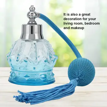 

80ml Glass Sculpture Empty Refillable Perfume Bottle Bulb Perfume Bottle Sprayer