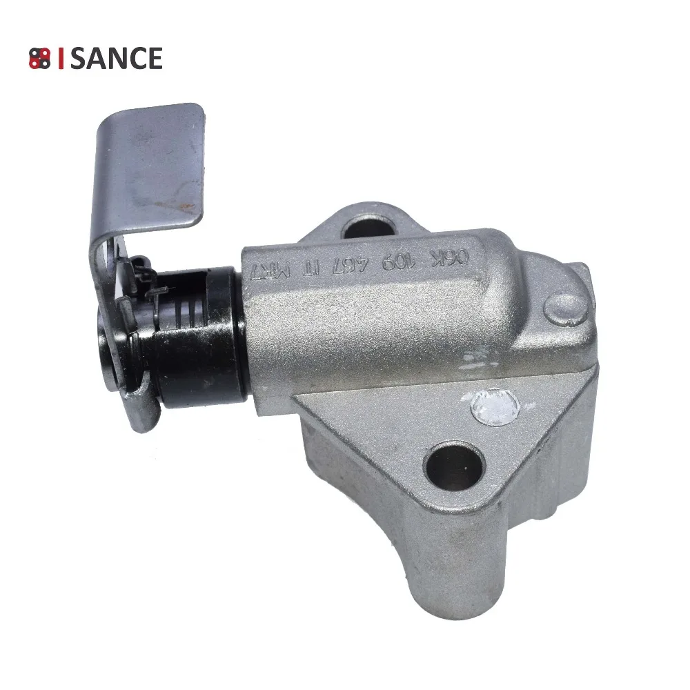 ISANCE Tensioner цепь синхронизации 06K109467 06K109467K для Audi A3 A4 A5 A6 Q5 TT VW Beetle GTI Tiguan Jetta CC Passat B6 EOS 2