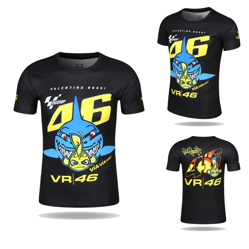 Prix pour Valentino Rossi VR46 46 Requin Motocross Jersey vélo Vélo De Course De Moto Vélo Moteur QUICK-DRY À Manches Courtes T-shirt Prix pour Valentino Rossi VR46 46 Requin Motocross Jersey vélo Vélo De Course De Moto Vélo Moteur QUICK-DRY À Manches Courtes T-shirt