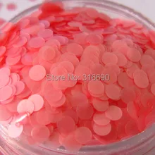 Персик точек растворителям блеск 2 мм для блеск Дизайн ногтей, блеск Лаки для ногтей и блеск ремесла