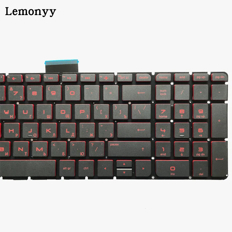  Russian Laptop Keyboard for HP 15-ab 15-ak 15-bc 15-ab000 15-ab100 15-ab200 15z-ab100 15z-ab 15AK 1