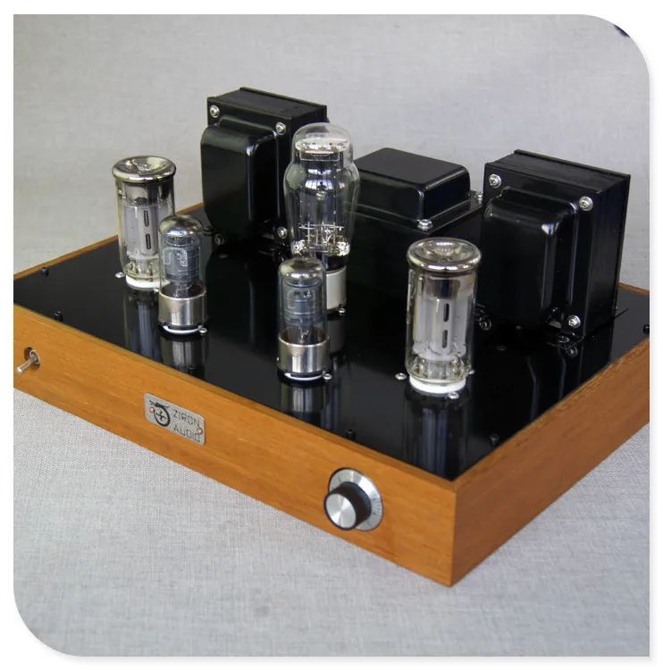 Discount FU-50 2*12W (RMS) 6J8P FU50 Tube Amplifier stereo Single-Ended Class A TUBE amplifier No noise warm sound small 300B 1
