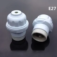 2 шт. высокой мощности Керамика основания светильника освещение аксессуары держатель лампы E27 винт Керамика Подвесная лампа головы огнезащитных