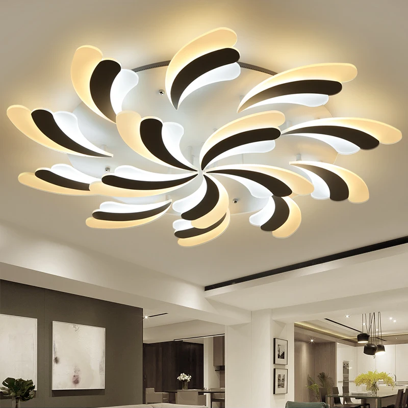 

LED Modern living room ceiling lamps Novelty Acrylic ceiling lights Nordic bedroom fixtures dining room ceiling lighting