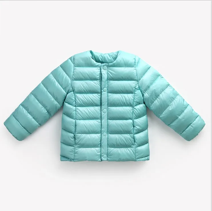 90% пуховое пальто белого цвета детская одежда Осенне-зимние куртки дети верхняя одежда новые зимние пальта и парки для маленьких девочек - Цвет: Синий