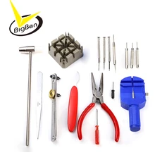 16 шт. Часы инструменты Часы Ремонт набор инструментов открывалка своими руками инструмент запасные части для часов Часы Часовщик Инструменты для ремонта horloge gereedschap
