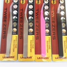 5 шт. Привитые ресниц Пинцет с высокой плотностью и высокая степень тушь с пинцет и пинцет