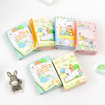 

Cute Sumikko Gurashi 4 Folding Memo Pad N Times Sticky Notes Memo Notepad Bookmark Gift Stationery