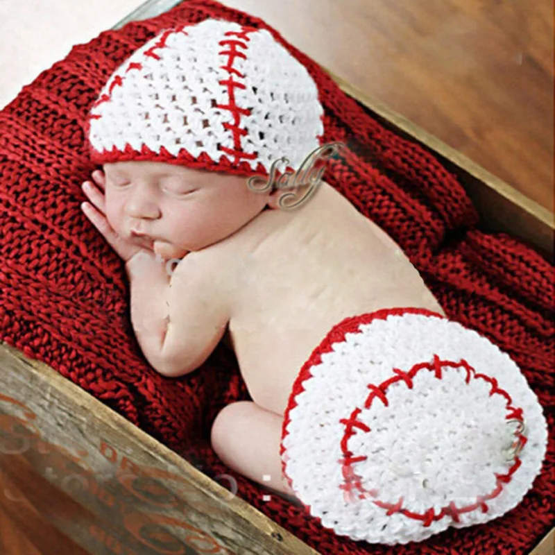 Buy Baseball White Handmade Baby Crochet Hat Kids Hats