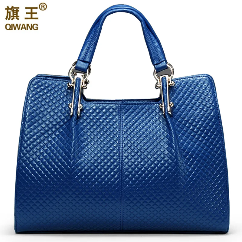 

Large Size Handbag Luxury Shoulder Bag For Women Elegant Blue Messenger Big Bags Women Handbag Genuine Leather bolsas feminina