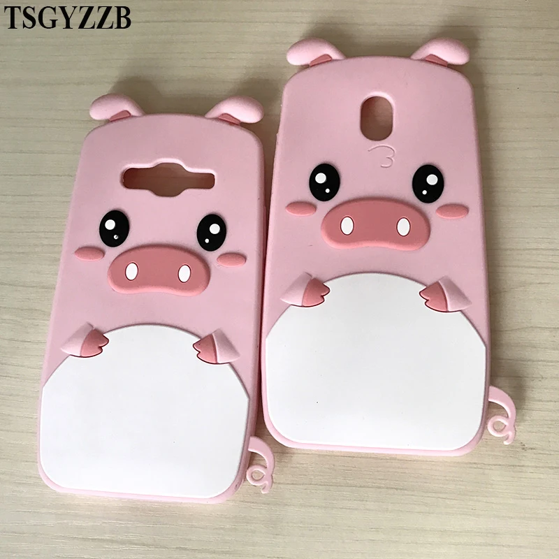 

3D Cartoon Pig Pattern Case For Samsung Galaxy J7 Prime J5 Pro 2016 2017 Soft Silicone Phone Back Cover J2 2018 Grand Prime Case