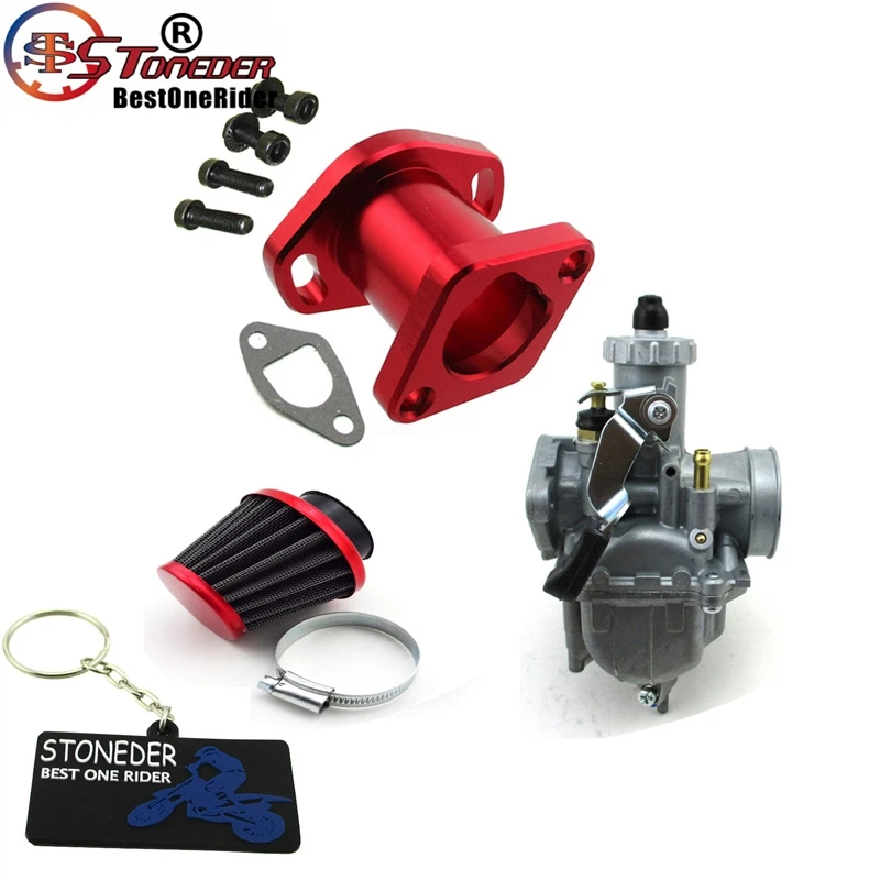 STONEDER Racing Performance Mikuni VM22 Карбюратор Carb Mainfold воздушный фильтр для Predator 212cc GX200 196cc мини-велосипед картинг