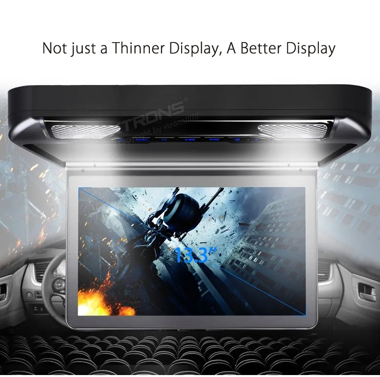 Cheap 13.3" Black Color Car Roof DVD Flip Down Car DVD Roof Mount Car DVD with Built-in HDMI Input & 1920*1080 HD Resolution 7 Cheap 13.3" Black Color Car Roof DVD Flip Down Car DVD Roof Mount Car DVD with Built-in HDMI Input & 1920*1080 HD Resolution 7