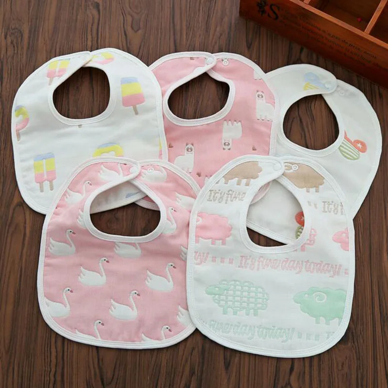 Buy 10PCS Newborn Baby Bibs Infant Towels For Girls Boys baberos bebe Babadores