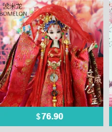 34 см ручной работы Bjd кукла Китайский костюм куклы HuaNiang Тан красота кукла 12 шарнирная кукла девочка игрушки подарок на день рождения Brinquedos