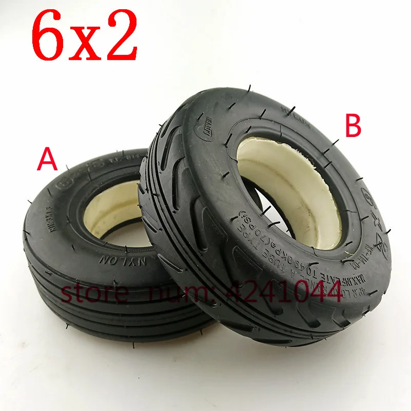 

6X2 Solid tire without inner tube tyre Electric Scooter Wheel Chair Truck Use 6 '' Tyre fastwheel F0 Scooter Trolley Cart Tire