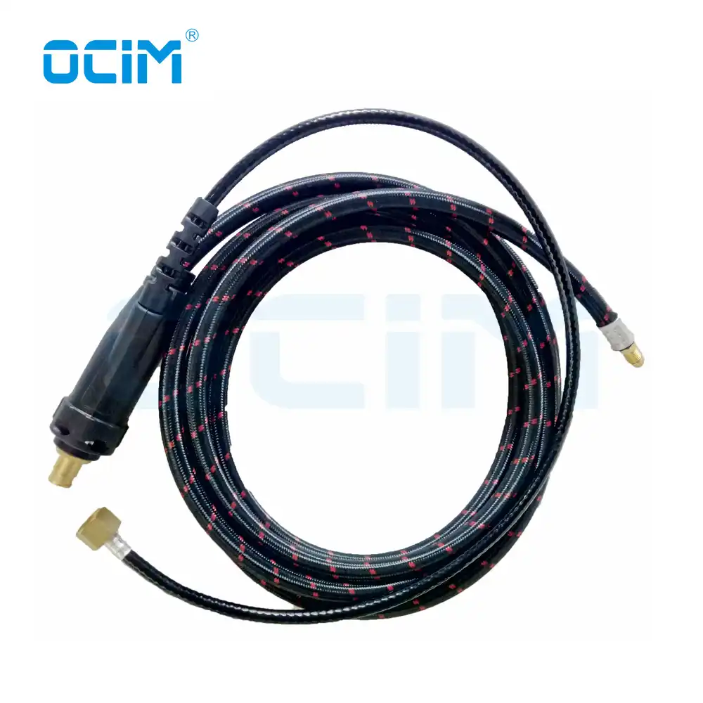Tig 溶接ケーブル Wp17 Wp9 トーチ 4 メートルユーロコネクタ 35 70 M16 ガスナット 溶接トーチ Aliexpress