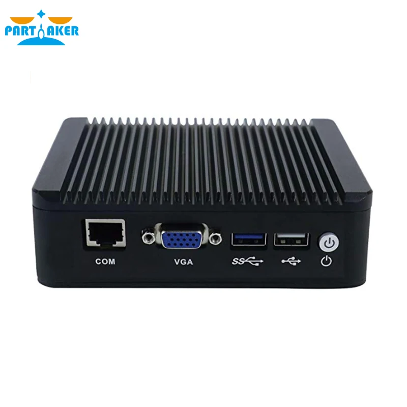 4 * Lan Pfsense Мини ПК брандмауэр устройство мини сервер с Intel atom E3845 четырехъядерный