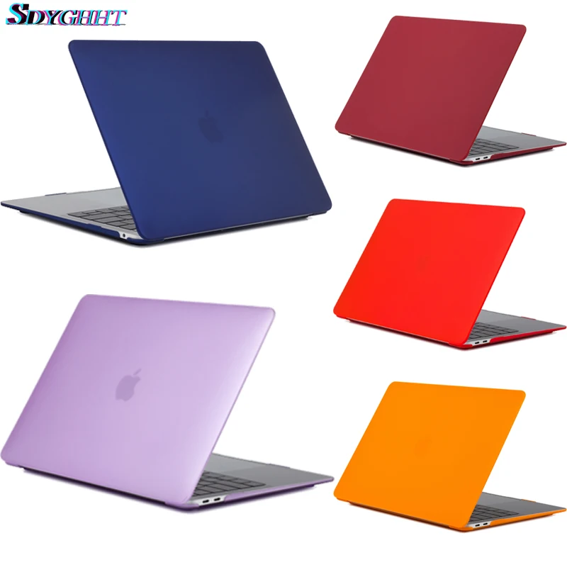 

Matte/crystal Laptop Case For Macbook Pro Retina Air 11 12 13 15,2019 for mac Air 13,New pro 13.3 15.4 A1707 A1708 shell cover