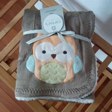 Mode carters L’europe Bébé enfants de lapin hibou voiture fleur Motif couverture de bande dessinée Être tenir Air conditionné Genou couverture