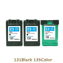 Vilaxh For hp 131 135 compatible ink cartridge for hp Deskjet 460 5743 5940 5943 6843 1510 1610 D460C 5740 6840 printer