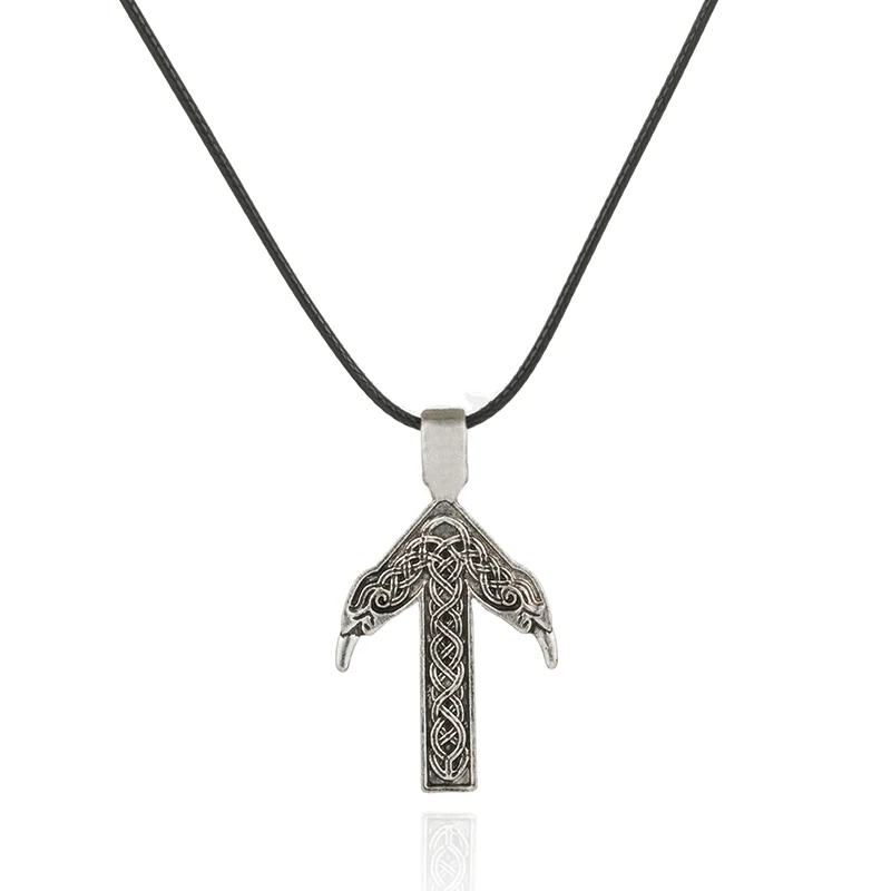 

2019 the new Necklace Men's Rune Amulet Pendant torque Charm Norse Vikings necklaces Fashion jewelry gifts