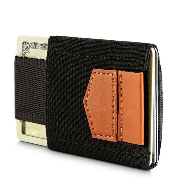 Minimalist Super Slim Wallet Card Holder Credit Card Case Coins Purse for Men Women Pocket Magic Elastic Men Wallets 1