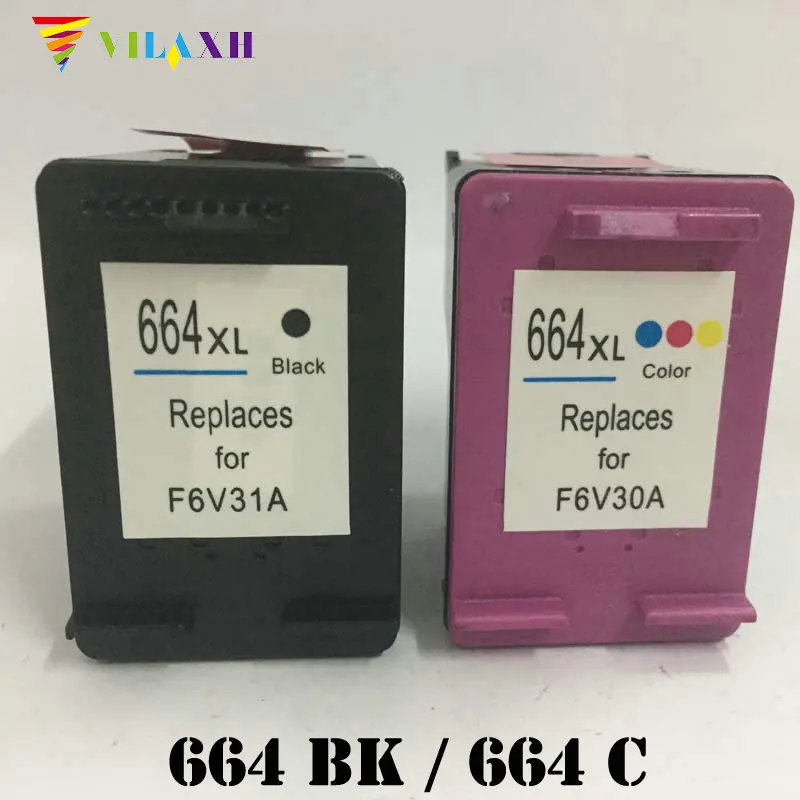 Vilaxh 664 xl Compatible con reemplazo de cartucho de tinta para HP 664XL  para DeskJet serie 1115, 2135, 3635, 1118, 2138, 4676 impresora cartucho 664|ink  cartridge|compatible ink cartridgereplacement cartridge - AliExpress