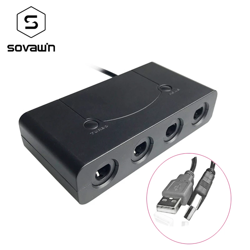 Sovawin 4 Ports Gamecube Controller Adapter Converter For Wii U Usb Nintendo Switch Gamecube Adaptateur Pc Ngc Aliexpress