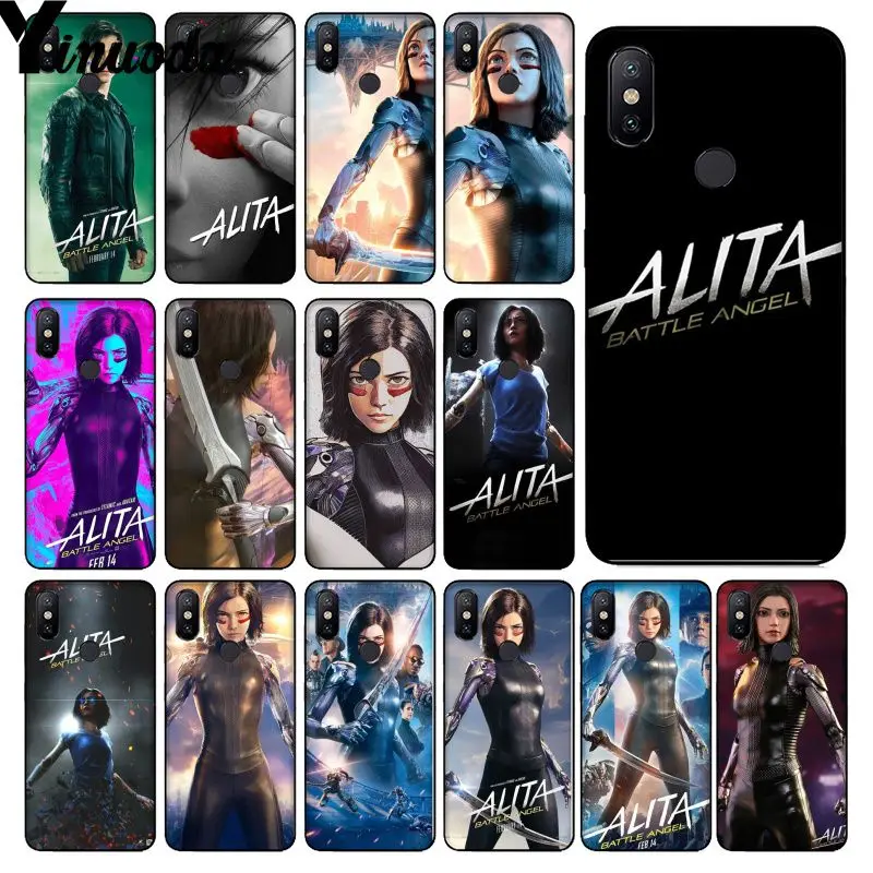

Yinuoda Alita Battle Angel TPU Soft Silicone Phone Case Cover for Redmi 5 plus Note 5 Xiaomi Mi 6 8 8 SE Note 3