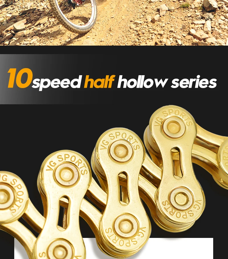 Excellent 2019 Hot New X9EL/ X10 EL/ X10SL / X11EL / X11SL chain 116 links 9/10/11 / speed silver / gold for mtb Road bicycle bike chain 6