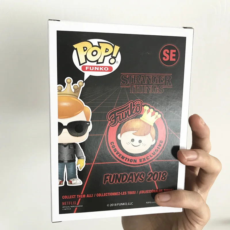 SDCC эксклюзивный 450 шт. Funko pop официальные странные вещи Фредди FUNKO STEVE LE Виниловая фигурка Коллекционная модель игрушки