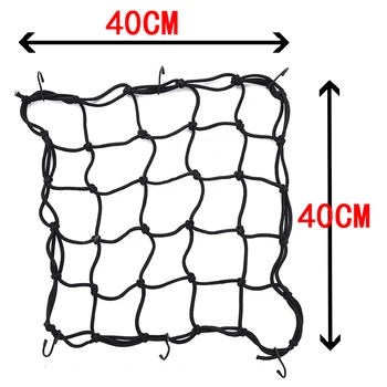 

Motorcycle Bike 6 Hooks Hold down Fuel Tank motorcycle luggage net Mesh Web Bungee Black Free Shipping