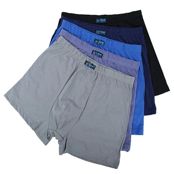 

3Packs Fat Large L- 5XL 6XL 7XL 8XL Mens Boxer Shorts Men Underwear Long Solid Underpants Boxers Panties Male Cueca Calzoncillos