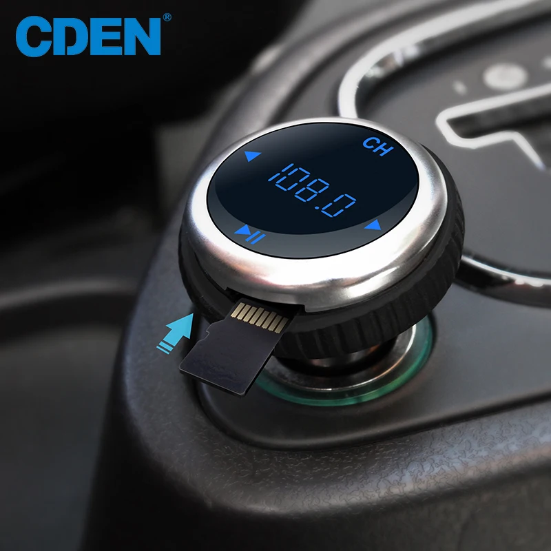 

Car MP3 Bluetooth FM Transmitter Handsfree Bluetooth Car Kit Modulator Carkit Dual USB LED Display U disk For Iphone7 Samsung
