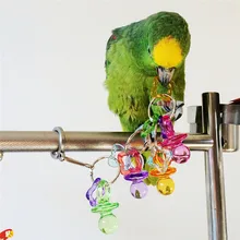 Птицам для разгрызания Conure качели скребок укусы для Корелла, попугай, аратинга птица игрушечные домашние питомцы EJ879350