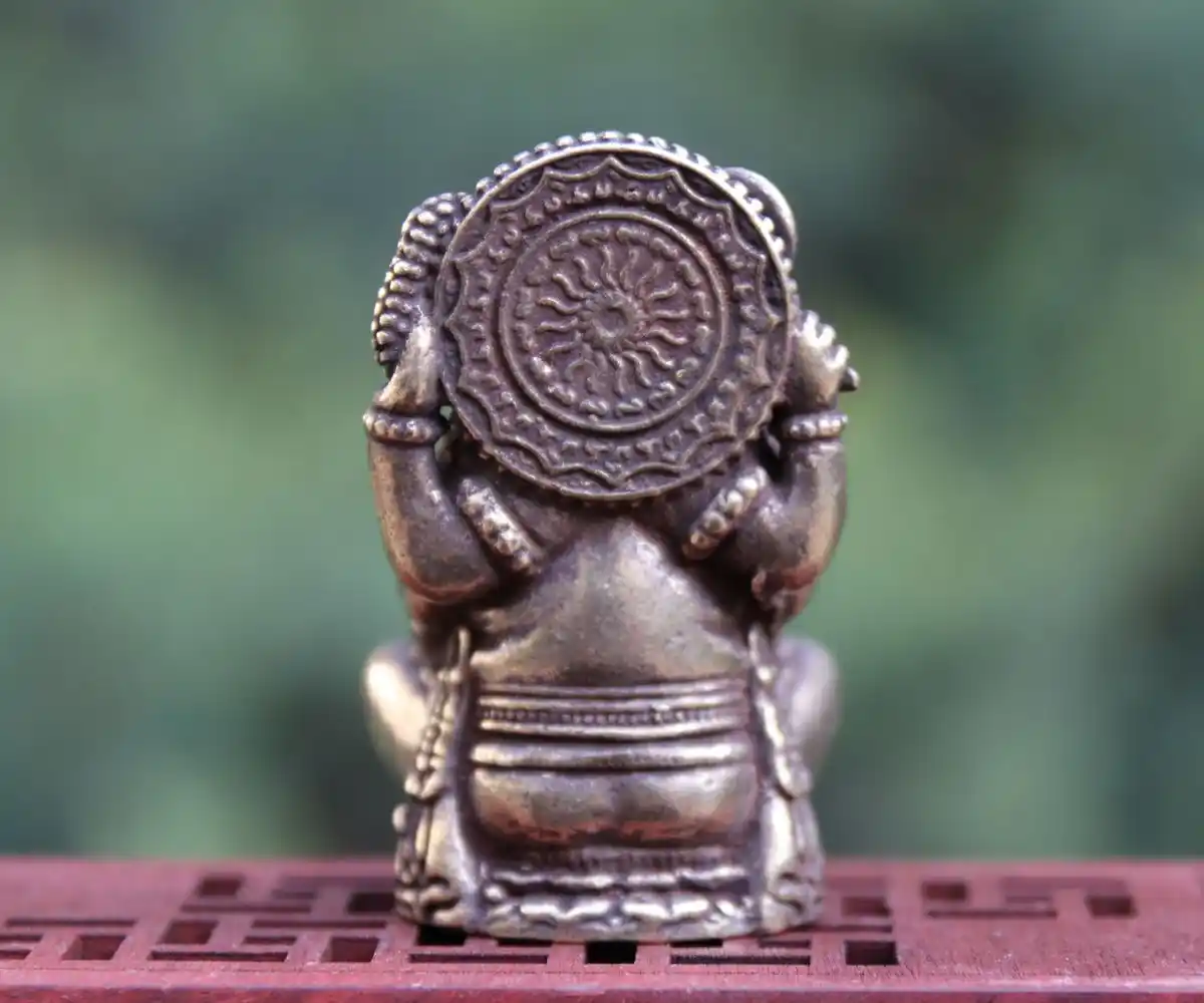 5 Cm Bronze Hindu Gott Herr Phra Pikanet Herr Ganesha Ganesha Symbolik Elefanten Gott Idol Figur Skulptur Statuen Skulpturen Aliexpress