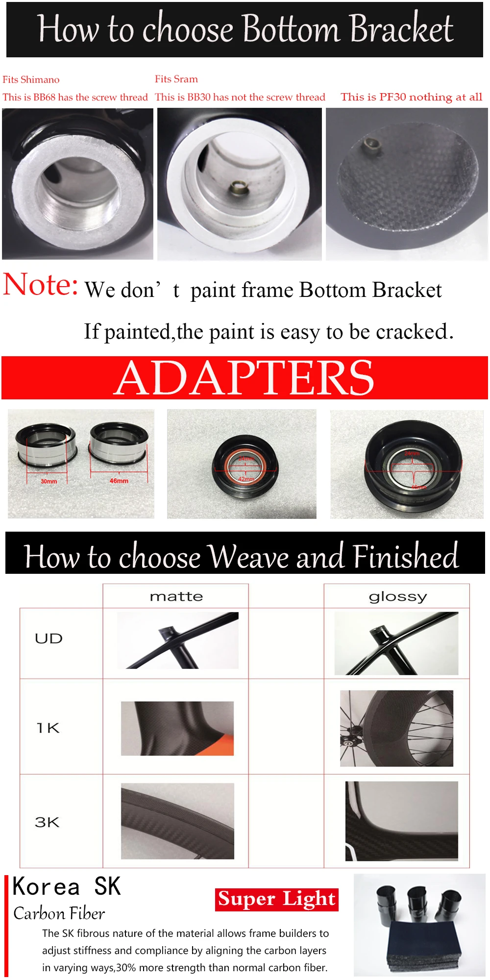 Cheap Ceccotti bicycle frame UD full carbon fiber marco bicicleta BB68 BB30 bottom bracket bicycle frame 13 Cheap Ceccotti bicycle frame UD full carbon fiber marco bicicleta BB68 BB30 bottom bracket bicycle frame 13