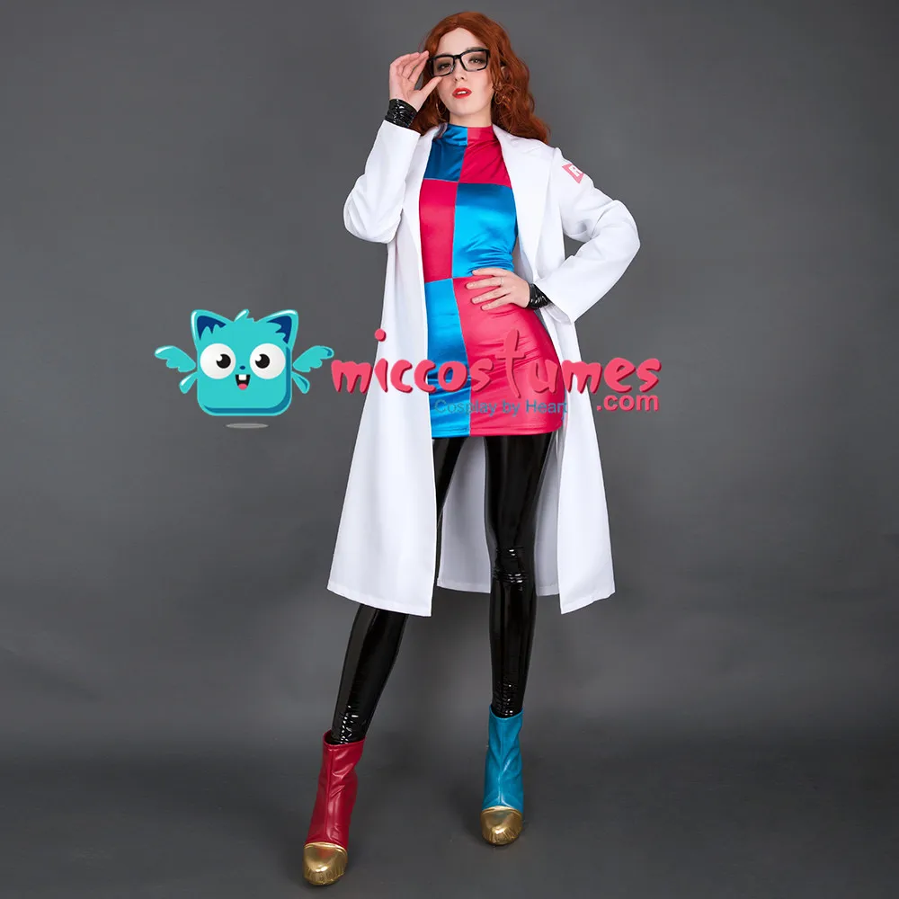 

Dragon Ball Android 21 Cosplay Costume with Boot Covers and Earrings Woman Halloween Outfit