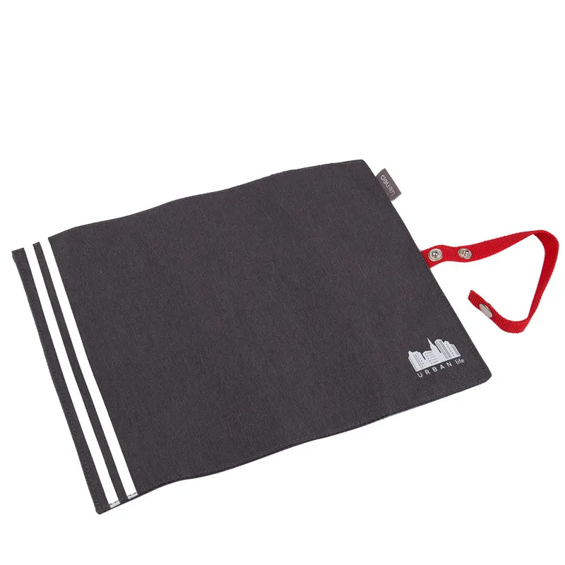 

Canvas Pencil Case Large Capacity Pen Case Stationery Bag Multi-function Double Layer Roll Up Bag School Supplies Portable
