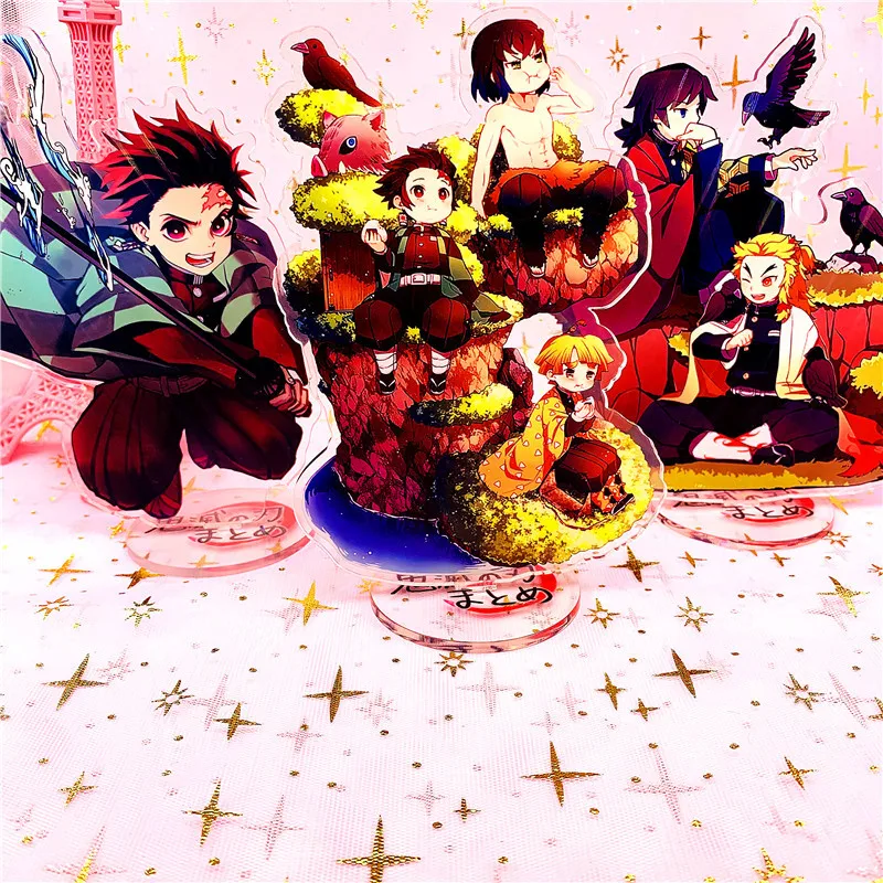 

Anime Kimetsu no Yaiba Nezuko Kamado Tanjirou Acrylic Stand Figure Desktop Decoration Collection Model Toy Doll Gifts Cosplay